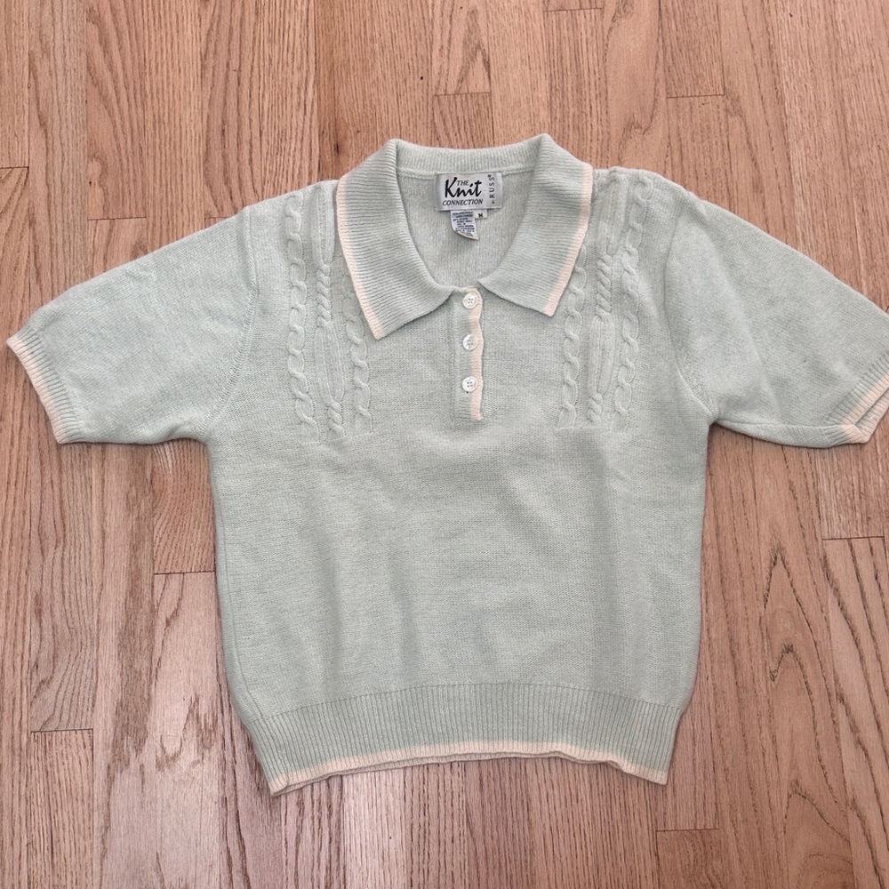 Vintage Lambswool Shrunken Sweater